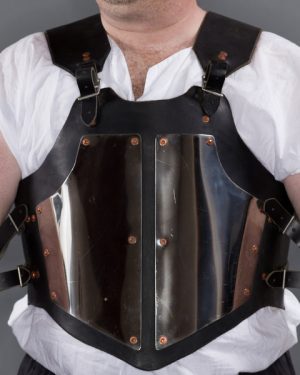 Leather and Stainless Steel Body Armour