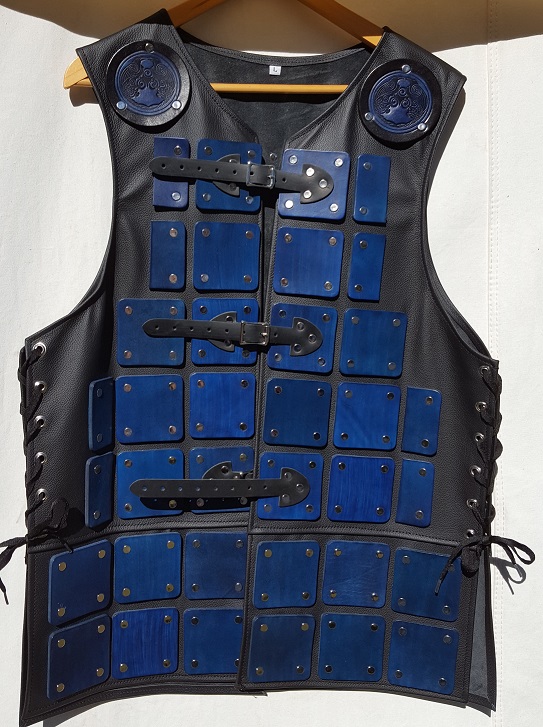 Leather Coat of Plates ~ creatively handmade by Red Falcon