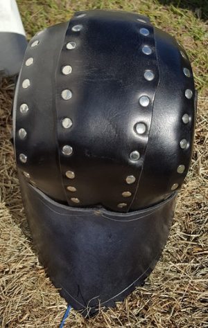 Black Leather Helm