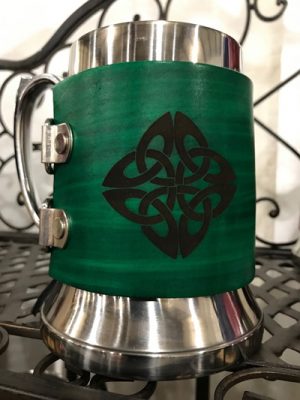 Small Tankard with Leather Wrap
