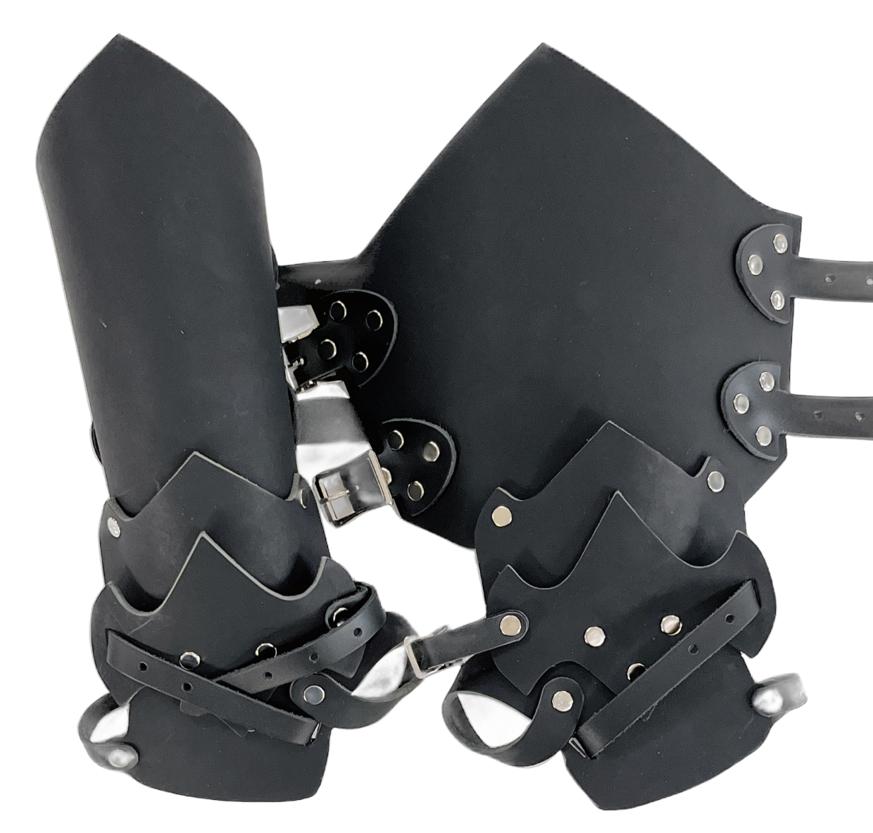 Leather Gauntlets ~ Red Falcon