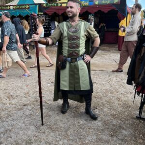 Men's Leather Riding Coat