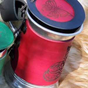 Large Tankard with Leather Wrap handmade by Red Falcon