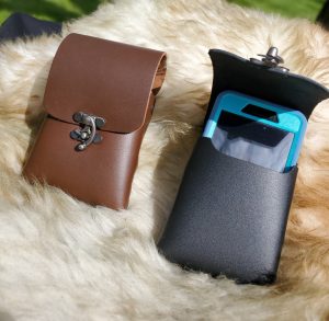 Leather Phone Case handmade by Red Falcon