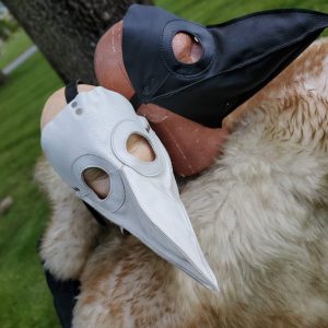 Leather Plague Dr Masks handmade by Red Falcon