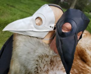 Leather Plague Dr Masks handmade by Red Falcon