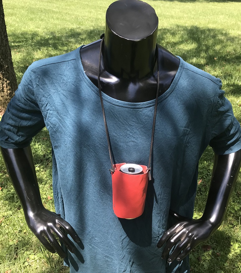 Small Hands Free Beer & Drink Holder/Carrier (RED)